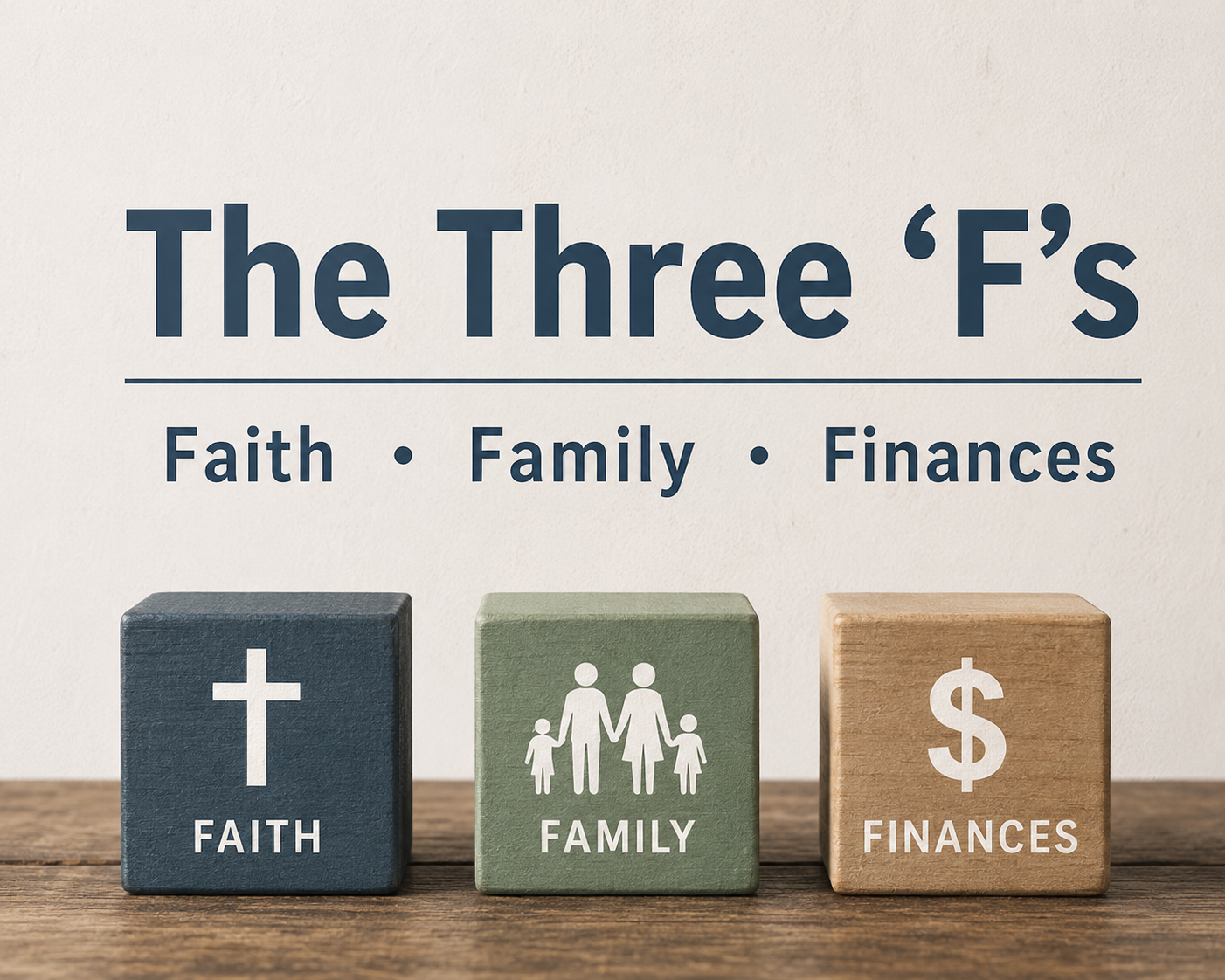 The Three 'F's sermon series: Faith, Family, Finances